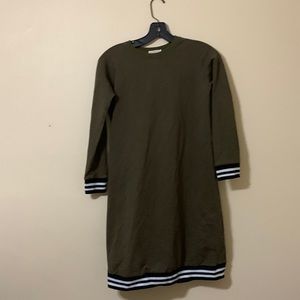 Girl’s Green Knee Length Dress